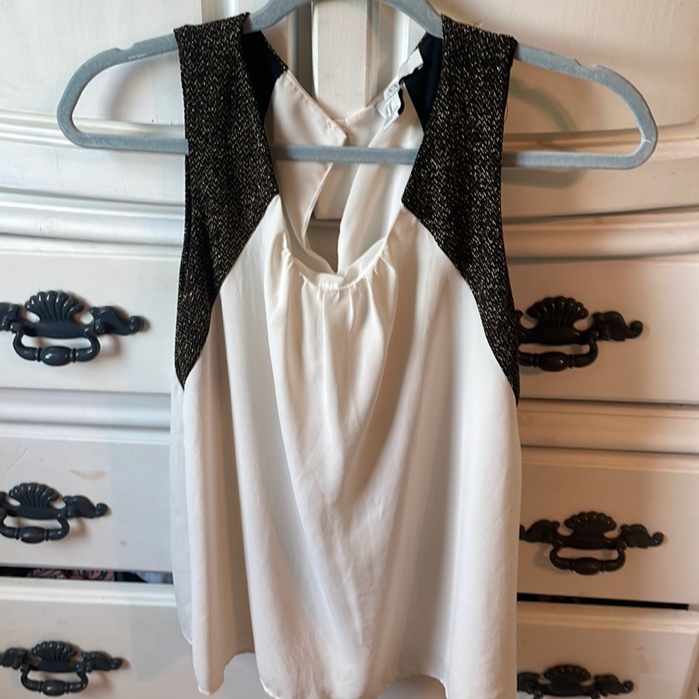 Size Medium Lined Dress Tank with Elegant Detail